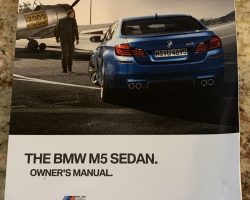 2013 BMW M5 Owner's Manual