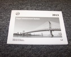 2013 Buick Regal Infotainment System Owner's Manual