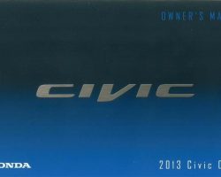 2013 Honda Civic Coupe Owner's Manual