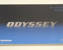2013 Honda Odyssey Navigation System Owner's Manual