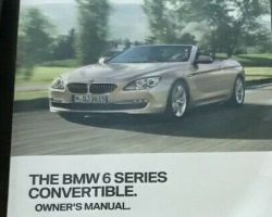 2014 BMW 640i & 650i 6-Series Including xDrive Convertible Owner's Manual