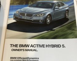 2014 BMW Active Hybrid 5 Owner's Manual