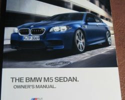 2014 BMW M5 Owner's Manual