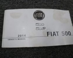 2014 Fiat 500 & 500c Owner's Manual