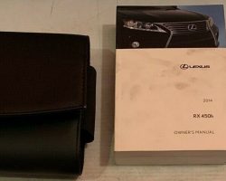 2014 Lexus RX450h Owner's Manual Set