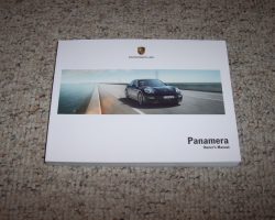 2014 Porsche Panamera Owner's Manual