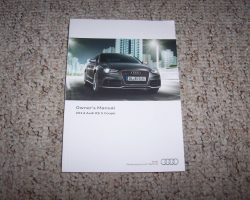 2014 Audi RS5 Coupe Owner's Manual