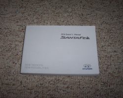 2014 Hyundai Santa Fe Owner's Manual