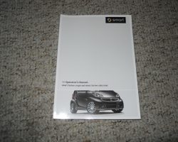 2014 Smart Fortwo Coupe & Cabriolet Owner's Manual