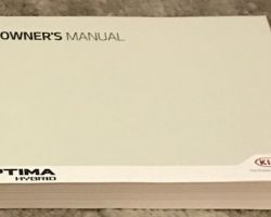 2015 Kia Optima Hybrid Owner's Manual