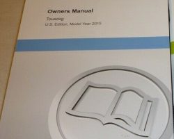 2015 Volkswagen Touareg Owner's Manual