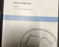 2015 Volkswagen Tiguan Owner's Manual