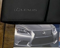 2016 Lexus LS460 & LS460L Owner's Manual Set