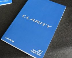 2017 Honda Clarity Electric Owner's Manual