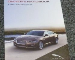 2017 Jaguar XJ Series Owner's Operator Manual User Guide