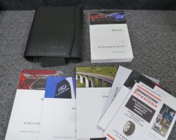 2017 Lexus RC200t, RC300, RC350 & RCF Owner's Manual Set