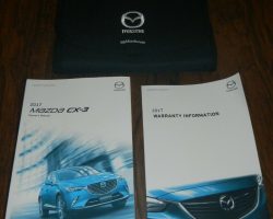 2017 Mazda CX-3 Owner's Manual Set