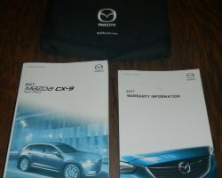 2017 Mazda CX-9 Owner's Manual Set