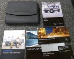 2017 Mercedes Benz G-Class G550, G63 AMG & G65 AMG Owner's Operator Manual User Guide Set