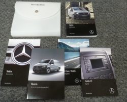 2017 Mercedes Benz Metris Owner's Operator Manual User Guide Set
