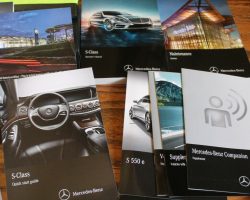 2017 Mercedes Benz S-Class Sedan S550e Plug-In Hybrid Owner's Operator Manual User Guide Set