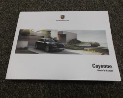 2017 Porsche Cayenne Owner's Manual