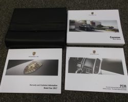 2017 Porsche Cayenne Owner's Manual Set