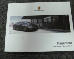 2017 Porsche Panamera Owner's Manual