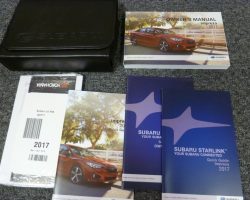 2017 Subaru Impreza Owner's Manual Set