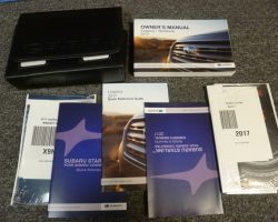 2017 Subaru Legacy Owner's Manual Set
