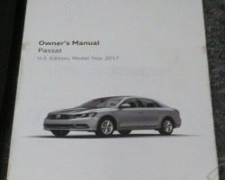 2017 Volkswagen Passat Owner's Manual