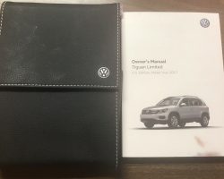 2017 Volkswagen Tiguan Limited Owner's Manual Set