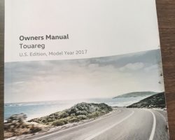 2017 Volkswagen Touareg Owner's Manual