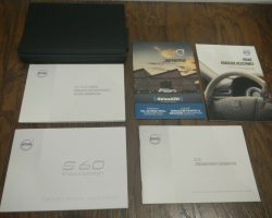 2017 Volvo S60 Inscription Owner's Manual Set