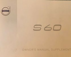 2017 Volvo S60 Owner's Manual