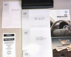 2017 Volvo S60 Owner's Manual Set