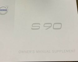 2017 Volvo S90 Owner's Manual