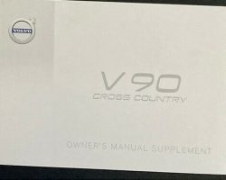 2017 Volvo V90 Cross Country Owner's Manual