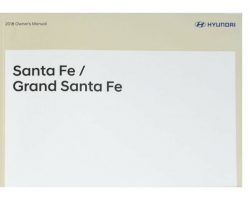 2018 Hyundai Santa Fe Owner's Manual