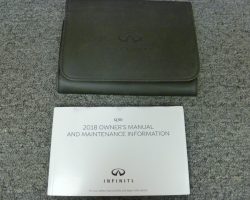 2018 Infiniti Q50 Owner's Manual Set