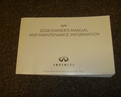 2018 Infiniti Q70 Owner's Manual