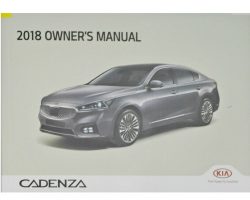 2018 Kia Cadenza Owner's Manual