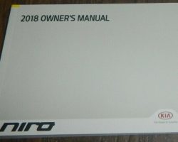 2018 Kia Niro Owner's Manual