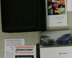 2018 Lexus GS350, GS300 & GSF Owner's Manual Set