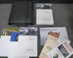 2018 Lexus IS300 & IS350 Owner's Manual Set