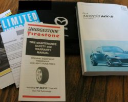 2018 Mazda MX-5 Miata Owner's Manual Set