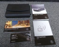 2018 Mercedes Benz AMG GT Owner's Operator Manual User Guide Set