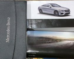 2018 Mercedes Benz E-Class Coupe E400 Owner's Operator Manual User Guide Set