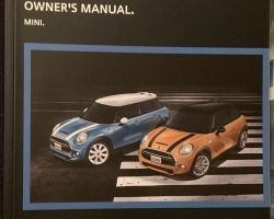 2018 Mini Cooper Owner's Manual