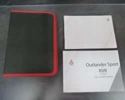 2018 Mitsubishi Outlander Sport Owner's Manual Set